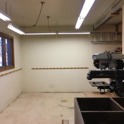 A before picture of an art studio